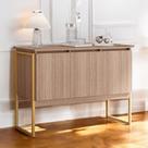 Buffet Aparador de Sala Jantar com Pés Dourado