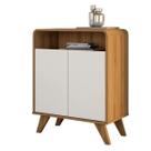 Buffet Aparador Eccos 2 Portas Nature Off White Fabri Móveis
