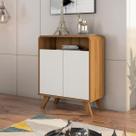 Buffet aparador fabrimoveis eccos 2 portas nature/offwhite Buffet aparador fabrimoveis eccos 2 portas nature/offwhite