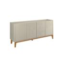 Buffet Aparador Flip 1.8 4 Portas Off White Buffet Aparador Flip 1.8 4 Portas Off White