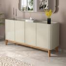 Buffet Aparador Flip1,60 4 Portas Sala - 3 Cores