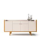 Buffet Aparador Harmonia 4 Portas 2 Gavetas 160x79 Cinamomo EdeCasaMoveis