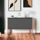 Buffet Aparador Industrial para Sala Dakar Preto Cobre