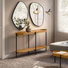 Buffet Aparador Isi Nature Fosco e Couro Caramelo 139x79 cm L04 - D'Rossi