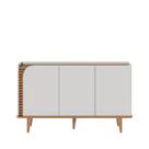 Buffet Aparador Jurere 3 Portas Off White/freijo - Móveis Leartam Buffet Aparador Jurere 3 Portas Off White/freijo - Móveis Leartam