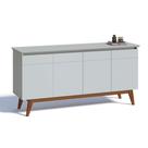 Buffet Aparador Mazza 4 Portas Branco