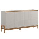 Buffet Aparador Para Sala De Jantar 4 Portas Elisa Off White/jequitiba Buffet Aparador Para Sala De Jantar 4 Portas Elisa Off White/jequitiba