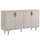 Buffet Aparador Para Sala De Jantar 4 Portas Marella Off White-jequitiba Buffet Aparador Para Sala De Jantar 4 Portas Marella Off White-jequitiba