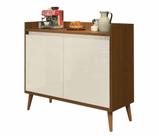 Buffet Aparador Retrô Delux 2 Portas Freijó com Off White - MoveisAqui