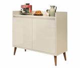 Buffet Aparador Retrô Delux 2 Portas Off White - MoveisAqui