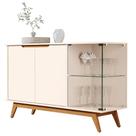 Buffet Aparador Tucumã Puxador Usinado Off White JB Bechara 32692