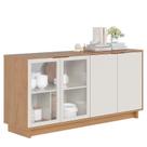 Buffet Aparador Vitória 4 Portas Freijó/Off White - PR Móveis