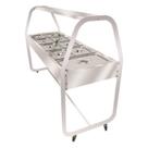 Buffet Aquecimento Cromado Termos 10 Cubas EA10TC - Venâncio