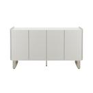 Buffet Arcadia 152 cm Off White Fosco com Champanhe