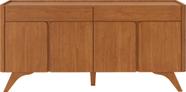 Buffet Aros 4 Portas Pés Madeira Maciça - Mv - Rei de Casa Buffet Aros 4 Portas Pés Madeira Maciça - Mv - Rei de Casa
