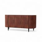 Buffet Astolfo 3 Portas Castanho C/ Preto 166cm - 76686
