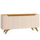 Buffet Atenas 4 Portas Mavaular Cor Off White Naturale Buffet Atenas 4 Portas Mavaular Cor Off White Naturale