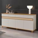 Buffet Balcão Aparador Açores Off White Cedro Sala Edn