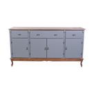 Buffet Balcão de Cozinha de Madeira Antique 192 cm com 4 Portas e 3 Gavetas - 804 Buffet Balcão de Cozinha de Madeira Antique 192 cm com 4 Portas e 3 Gavetas - 804