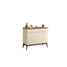 Buffet Balcão MAG Estilo Retrô 2 Portas Cor Nogueira Cedro Buffet Balcão MAG Estilo Retrô 2 Portas Cor Nogueira Cedro
