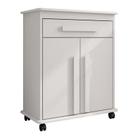 Buffet Balcão Pequeno Multiuso 75cm 2 Portas Chile RV Móveis Branco Buffet Balcão Pequeno Multiuso 75cm 2 Portas Chile RV Móveis Branco