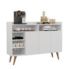 Buffet Celta Branco C 3 Prateleiras Giga Moveis