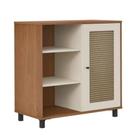 Buffet Charlotte com porta de abrir Cinamomo com Off White Artely Buffet Charlotte com porta de abrir Cinamomo com Off White Artely