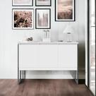 Buffet Classico com 3 Portas Veneza Branco Preto Buffet Classico com 3 Portas Veneza Branco Preto