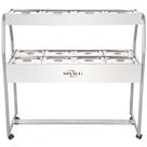 Buffet Combinado 8 Cubas Quente e 4 Cubas Frias SPL508CO Spolu 220V