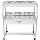 Buffet Combinado SPL506CO 6 Quentes e 3 Frias 2500W 220V Inox Spolu