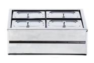 Buffet de Mesa Salada 4 Cubas BMS04 Ibet