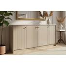 Buffet de Sala Jantar Lia 4 Portas Off White - Cimol Buffet de Sala Jantar Lia 4 Portas Off White - Cimol