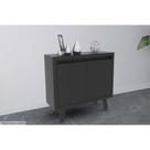 Buffet de Sala Jantar ME4187 c/ 2 Portas Preto - Tecno Mobili
