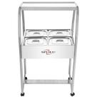 Buffet de Salada Infantil 4 Cubas SPL51OIF Spolu