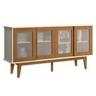 Buffet Detroit 4 Portas Tebarrot Cor Off White Nature Buffet Detroit 4 Portas Tebarrot Cor Off White Nature
