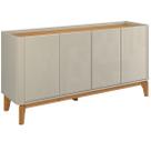 Buffet Flip 160cm Patrimar 4 Portas Cor Off White Cinamomo