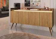 Buffet Gold 4 Portas Mel/Perola Móveis Primus Buffet Gold 4 Portas Mel/Perola Móveis Primus