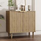 Buffet IKALIFE Flutuado 80cm Carvalho 2 Portas Buffet IKALIFE Flutuado 80cm Carvalho 2 Portas