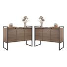 Buffet Industrial 3 Portas Affara Conjunto 2 Unidades