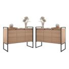 Buffet Industrial 3 Portas Montana Conjunto 2 Unidades