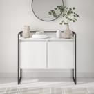 Buffet Industrial para Sala Irlanda Branco Preto