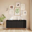 Buffet Ivan 4 PT Preto
