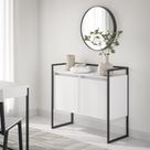 Buffet Junior com 2 Portas Industrial - Branco/Marrom