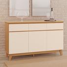 Buffet Marbella 100 MDF 3 Porta e Pés Estilo Retrô