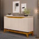 Buffet nice cedro/off white - dj móveis - 6254 Buffet nice cedro/off white - dj móveis - 6254