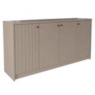 Buffet para Sala de Jantar Lia 100% MDF com 4 Portas Cimol Off White