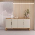 Buffet Pés em Madeira Maciça 160cm X 80cm