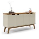 Buffet Prism 4 Portas com Prateleiras Luxo Patrimar Móveis