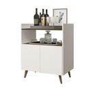 Buffet Retro Suíça 2 Portas Off White Jequitibá J&A Móveis
