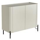 Buffet Sala De Jantar 2 Portas Brise 1 Gaveta Pés Industrial Preto Naim I03 Luna - Lyam Buffet Sala De Jantar 2 Portas Brise 1 Gaveta Pés Industrial Preto Naim I03 Luna - Lyam